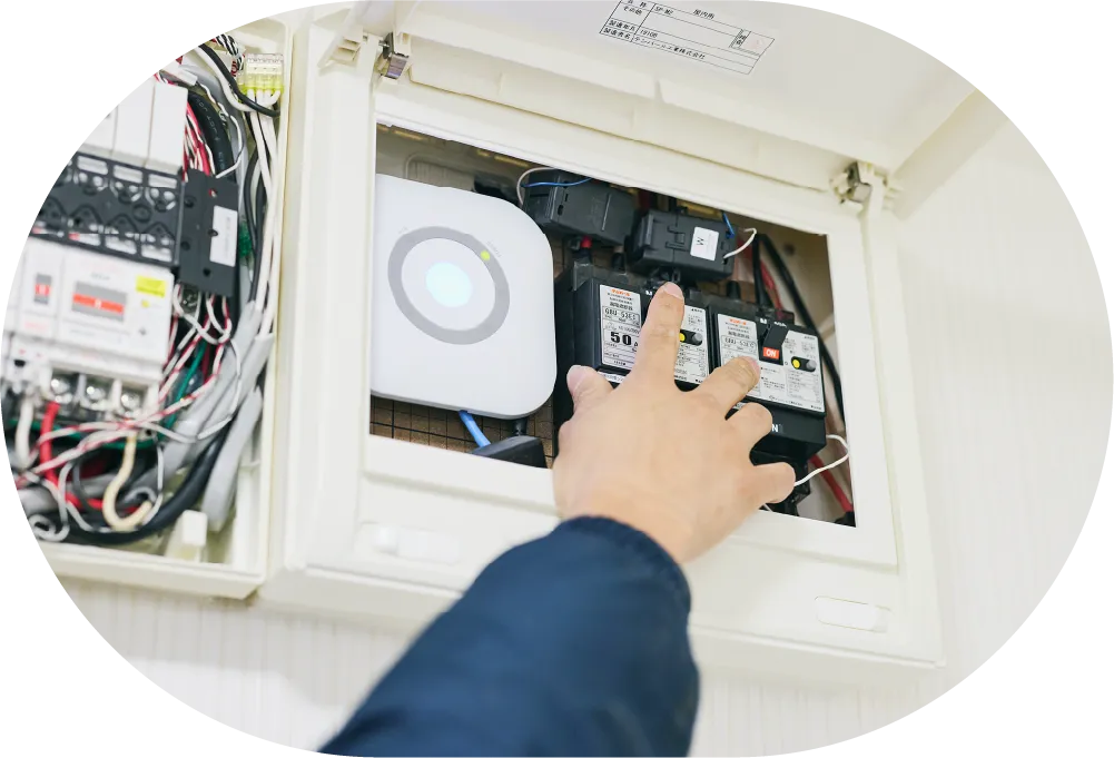 電気工事の有資格者による安全性重視の施工体制