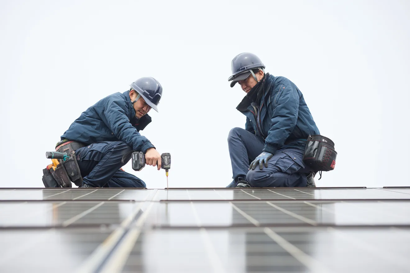 太陽光発電パネル設置工事