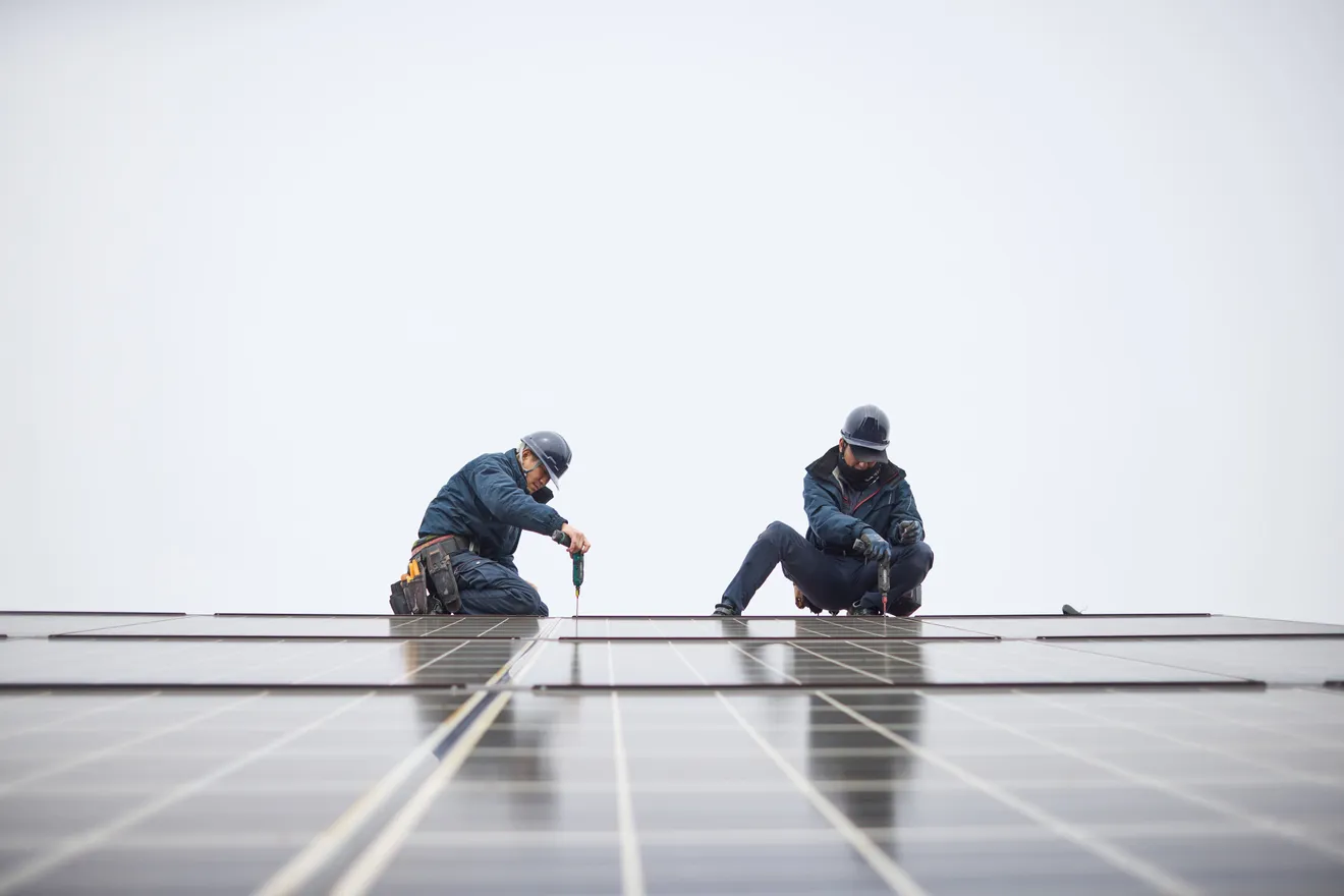 太陽光発電パネル設置工事