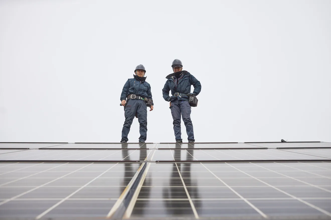 太陽光発電パネル設置工事