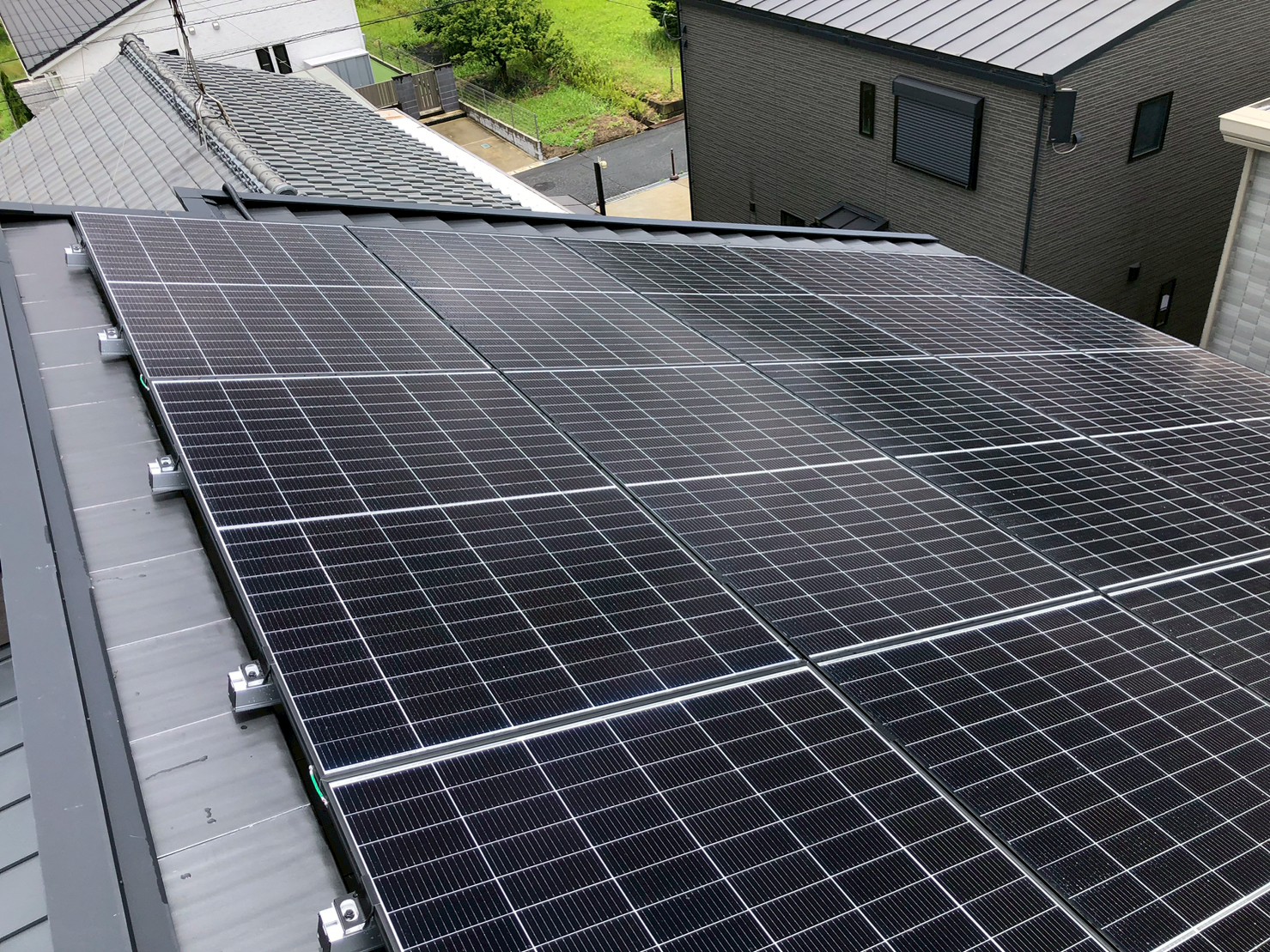 千葉県袖ヶ浦市Y様　ｶﾅﾃﾞｨｱﾝ6.825ｋＷ太陽光455Ｗ+リブタワー14.9kWh蓄電池設置工事