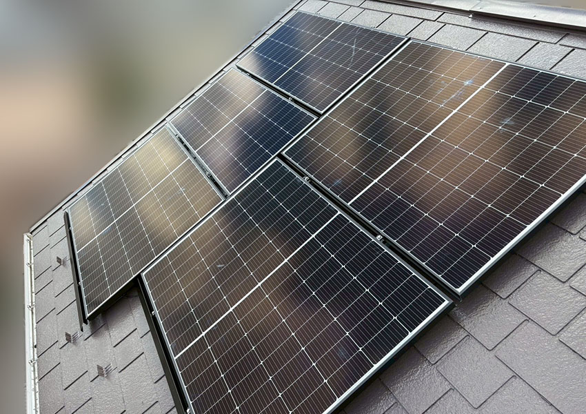 【東京都杉並区O様】<br>長州産業6.15kW太陽光発電+長州産業スマートマルチ12.7Kwh（全負荷型）蓄電池設置工事